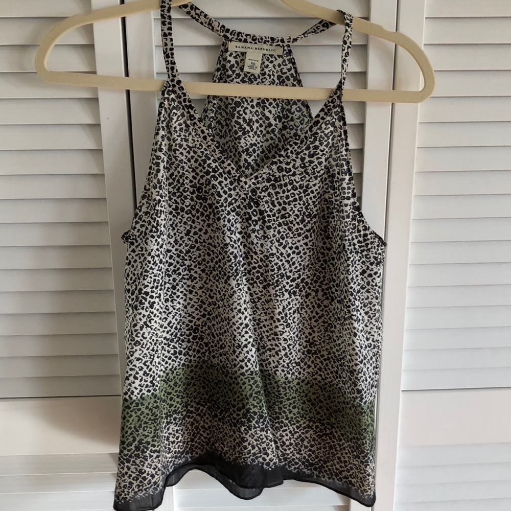 Animal print tank